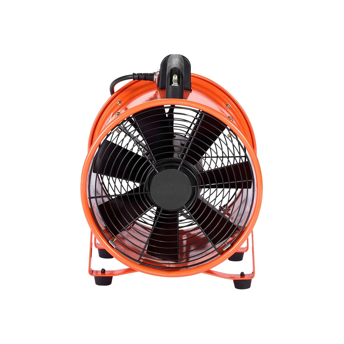 Portable Ventilator, 10 inch Heavy Duty Cylinder Fan with 33ft Duct Hose, 350W Strong Shop Exhaust Blower 1948CFM, Industrial Utility Blower for Sucking Dust, Smoke, Smoke Home/Workplace