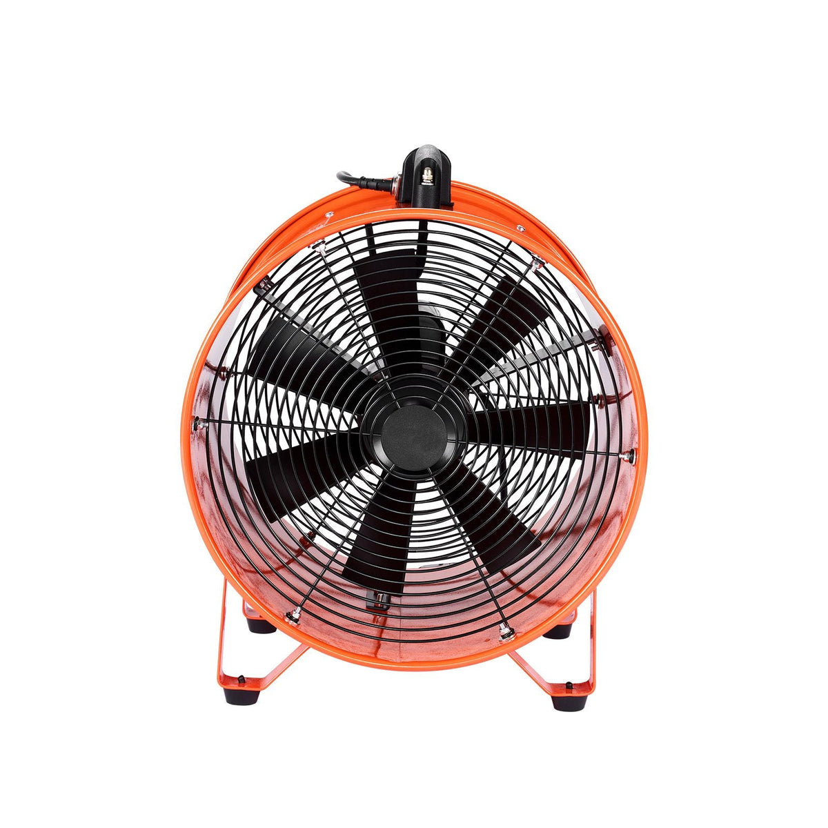 Portable Ventilator, 16 inch Heavy Duty Cylinder Fan with 16.4ft Duct Hose, 1350W Strong Shop Exhaust Blower 5175CFM, Industrial Utility Blower for Sucking Dust, Smoke, Smoke Home/Workplace
