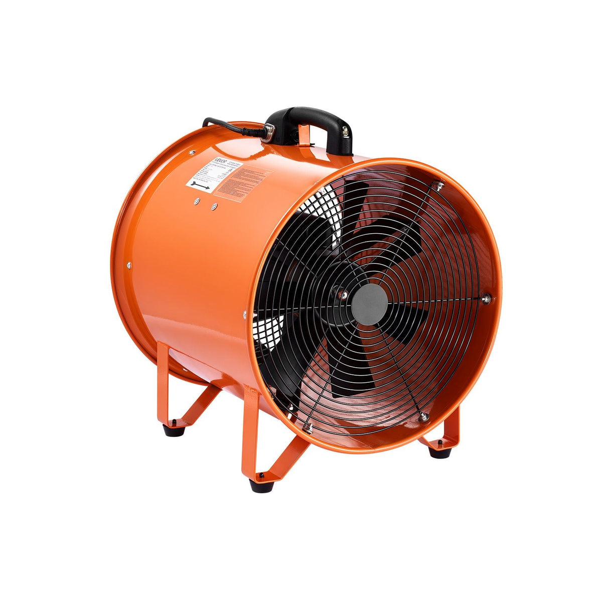 Portable Ventilator, 16 inch Heavy Duty Cylinder Fan with 16.4ft Duct Hose, 1350W Strong Shop Exhaust Blower 5175CFM, Industrial Utility Blower for Sucking Dust, Smoke, Smoke Home/Workplace