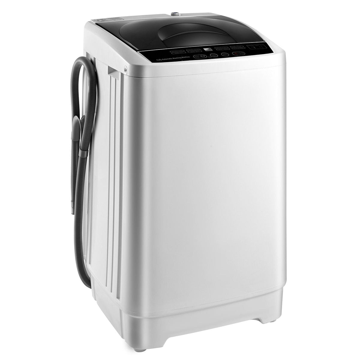 Portable Washing Machine, Portable Washer 1.3 cu.ft with LED Display, Stainless Steel Drum, 8 Wash Programs & 6 Adjustable Water Levels, Portable Washer Machine for Apartments, RVs, and Dorms