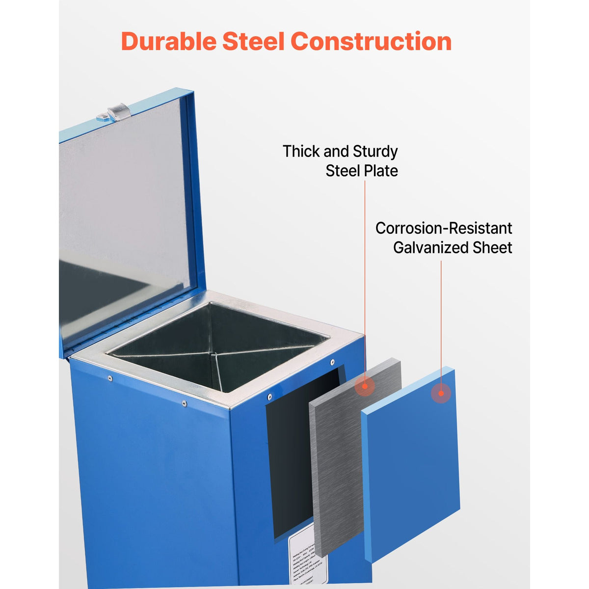 Portable Welding Rod Oven, 50LBS Capacity Electrodes Drying Oven 420W 120V, 300 Fahrenheit Fast Heating Welding Rods Dryer for 18-inch Stick Electrodes - with Safety Locking Latch