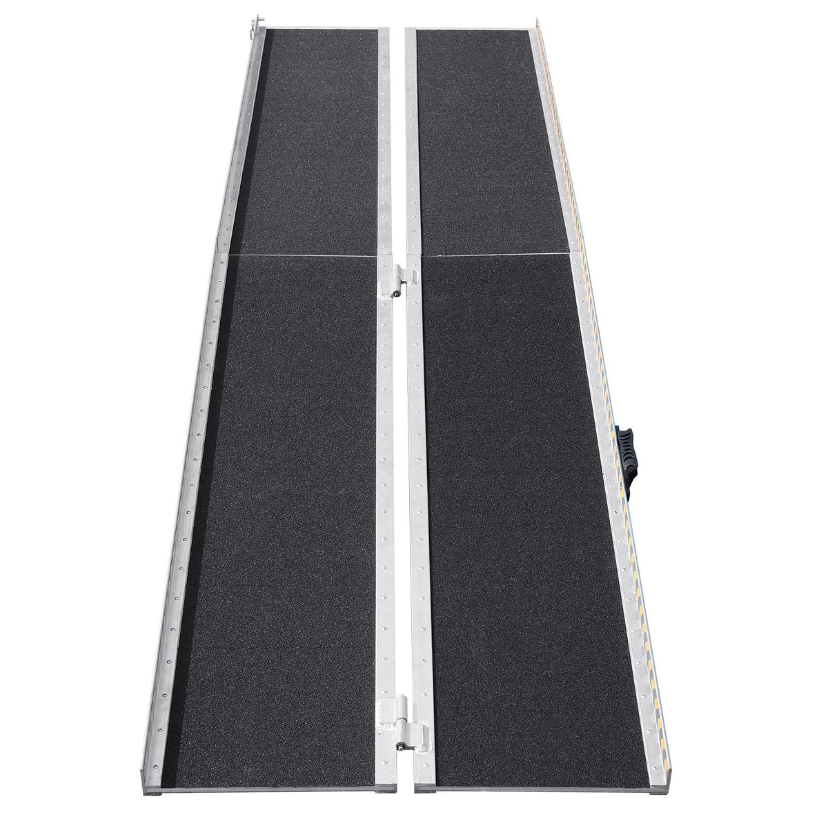 Portable Wheelchair Ramp, 10 ft 800 lbs Capacity, Non-Slip Aluminum Folding Threshold Ramp, Foldable Mobility Scooter Ramp Wheel Chair Ramp, Handicap Ramp for Home Steps, Stairs, Doorways, Curbs