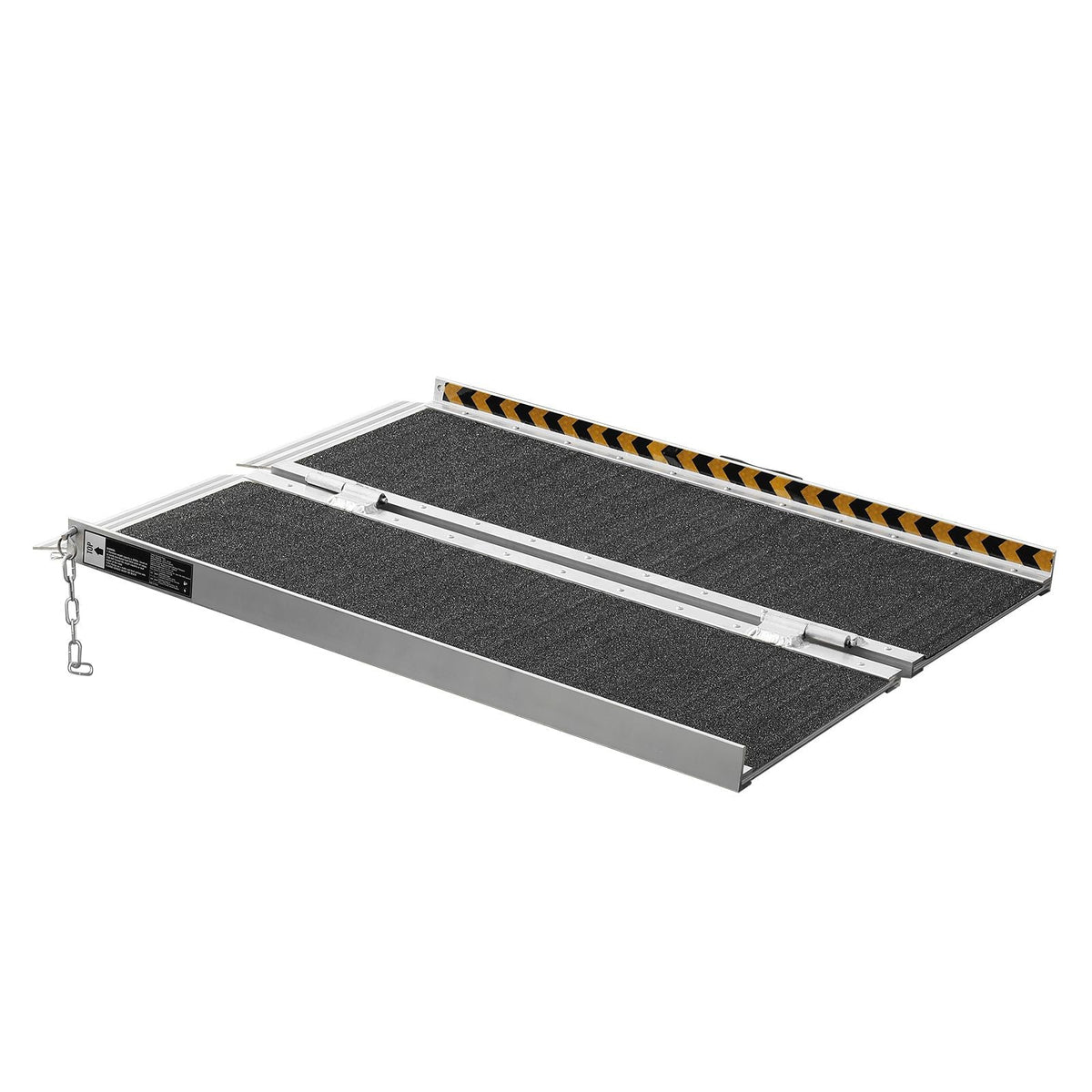 Portable Wheelchair Ramp, 3 ft 800 lbs Capacity, Non-Slip Aluminum Folding Threshold Ramp, Foldable Mobility Scooter Ramp Wheel Chair Ramp, Handicap Ramp for Home Steps, Stairs, Doorways, Curbs