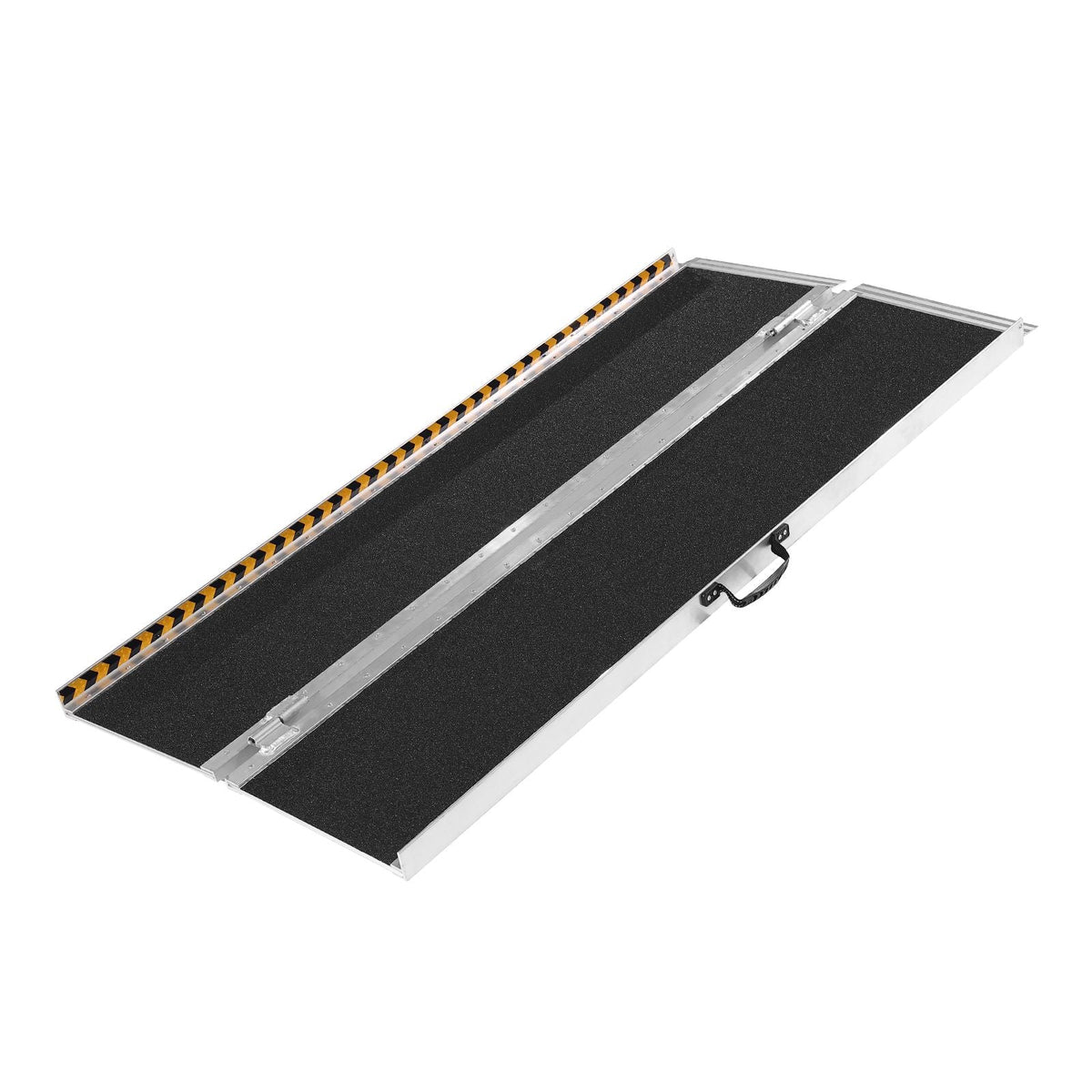 Portable Wheelchair Ramp, 4 ft 800 lbs Capacity, Non-Slip Aluminum Folding Threshold Ramp, Foldable Mobility Scooter Ramp Wheel Chair Ramp, Handicap Ramp for Home Steps, Stairs, Doorways, Curbs