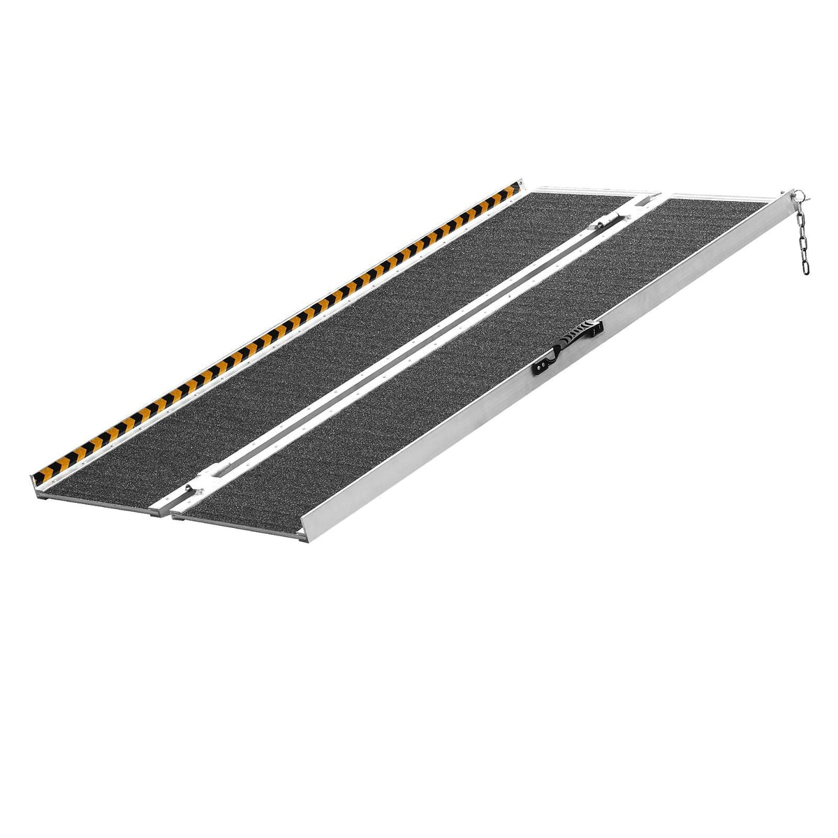 Portable Wheelchair Ramp, 4 ft 800 lbs Capacity, Non-Slip Aluminum Folding Threshold Ramp, Foldable Mobility Scooter Ramp Wheel Chair Ramp, Handicap Ramp for Home Steps, Stairs, Doorways, Curbs