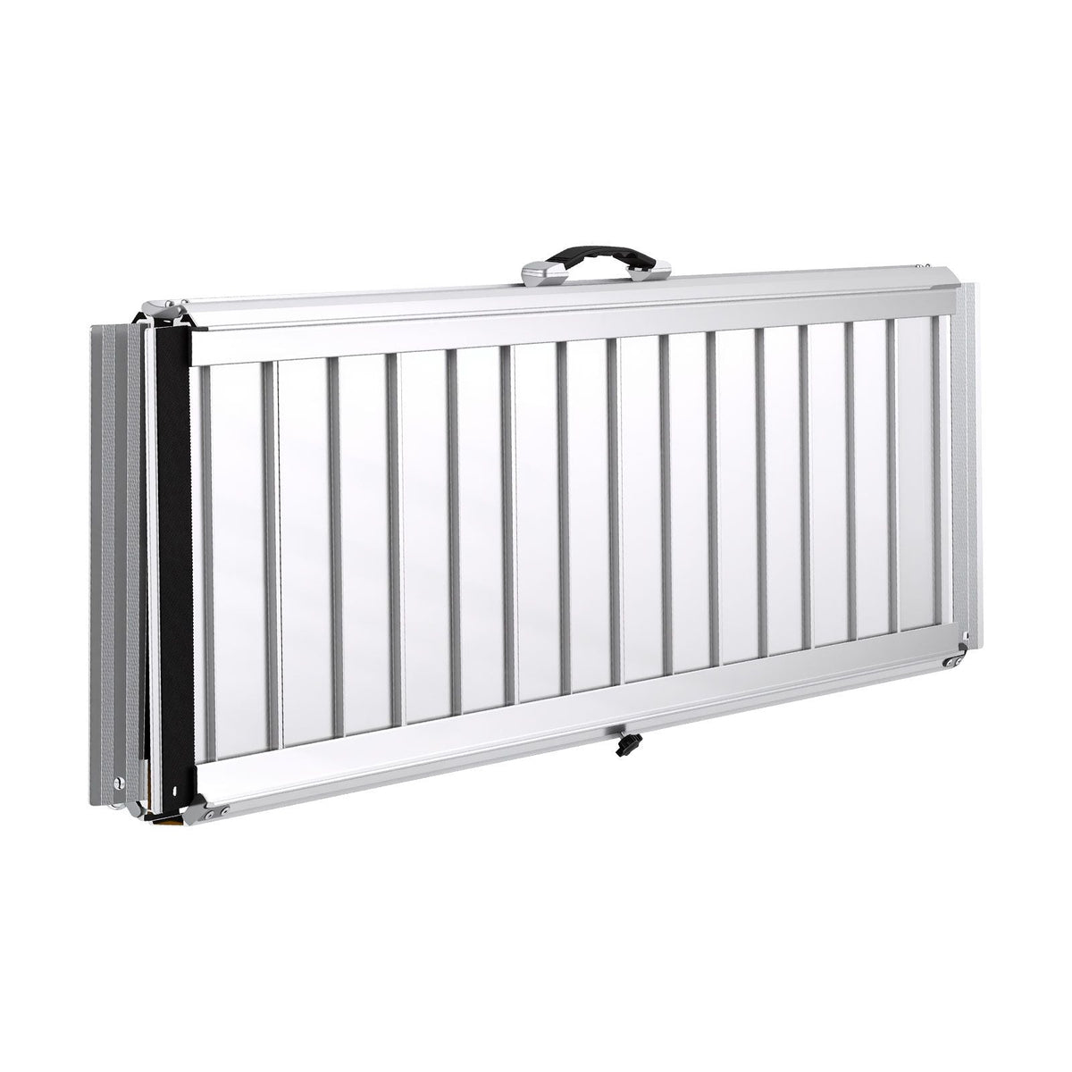 Portable Wheelchair Ramp, 4FT, Non-Slip Aluminum Folding Handicap Ramp for Wheelchair, 800 lbs Capacity, Door Threshold Ramps for Home Steps, Stairs, Entry, Threshold, Doorways, Scooter, Curbs