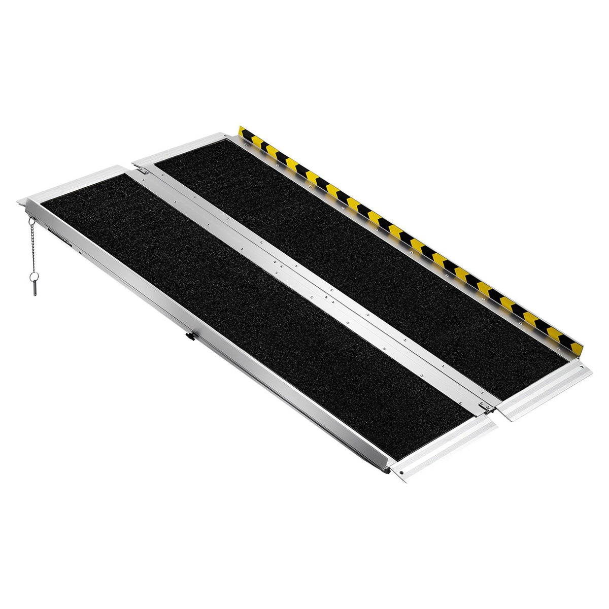 Portable Wheelchair Ramp, 4FT, Non-Slip Aluminum Folding Handicap Ramp for Wheelchair, 800 lbs Capacity, Door Threshold Ramps for Home Steps, Stairs, Entry, Threshold, Doorways, Scooter, Curbs