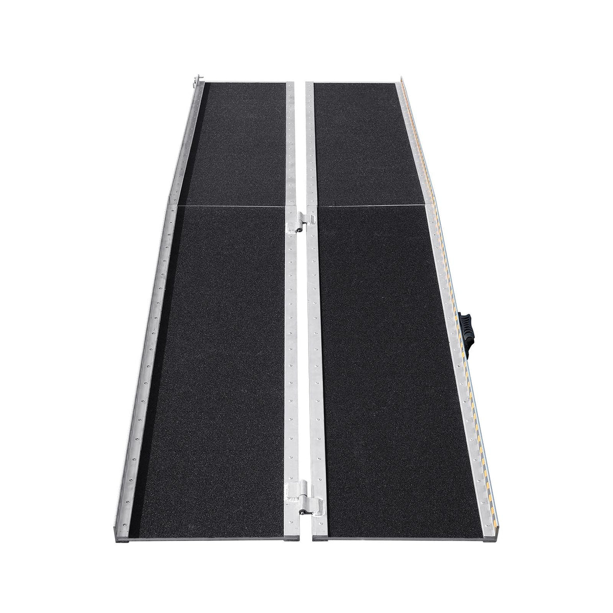 Portable Wheelchair Ramp, 8 ft 800 lbs Capacity, Non-Slip Aluminum Folding Threshold Ramp, Foldable Mobility Scooter Ramp Wheel Chair Ramp, Handicap Ramp for Home Steps, Stairs, Doorways, Curbs