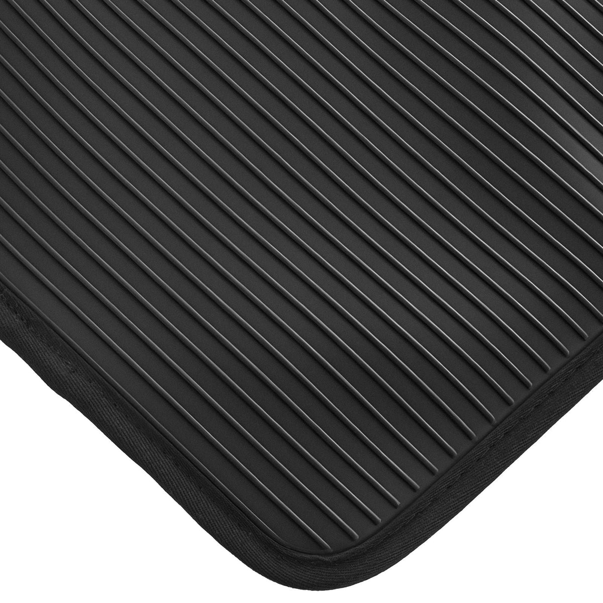 Pot Holders, Heat Resistant to 500 Fahrenheit with Ribbed Soft Anti-Slip Silicone Strips, 100% Cotton 9.06 x 8.98 inch Hot Pads with 2 No-Marks Hooks, Washable Pot Trivets for Barbeque, 2 Pack