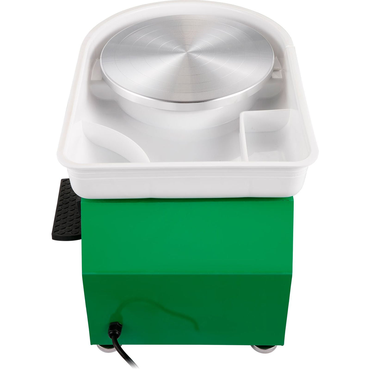 Pottery Wheel 28cm Pottery Forming Machine 350W Electric Pottery Wheel with Adjustable Feet Lever Pedal DIY Clay Tool with Tray for Ceramic Work Clay Art DIY Clay Green, 18 Piece