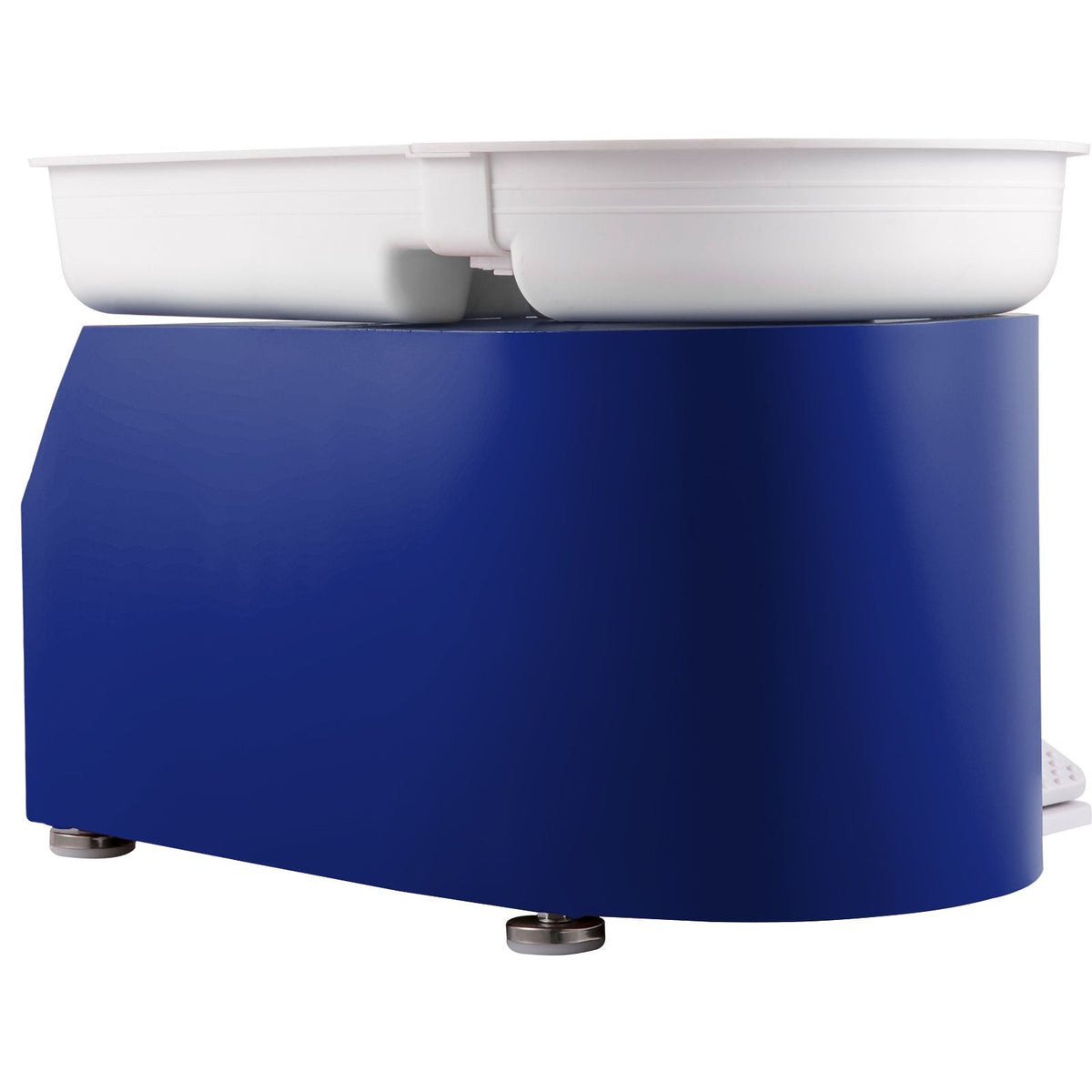 Pottery Wheel 28cm Pottery Forming Machine with Detachable Basin Foot Pedal Control 350W Art Craft DIY Clay Tool for Art Craft Work and Home DIY Blue, 18 Piece