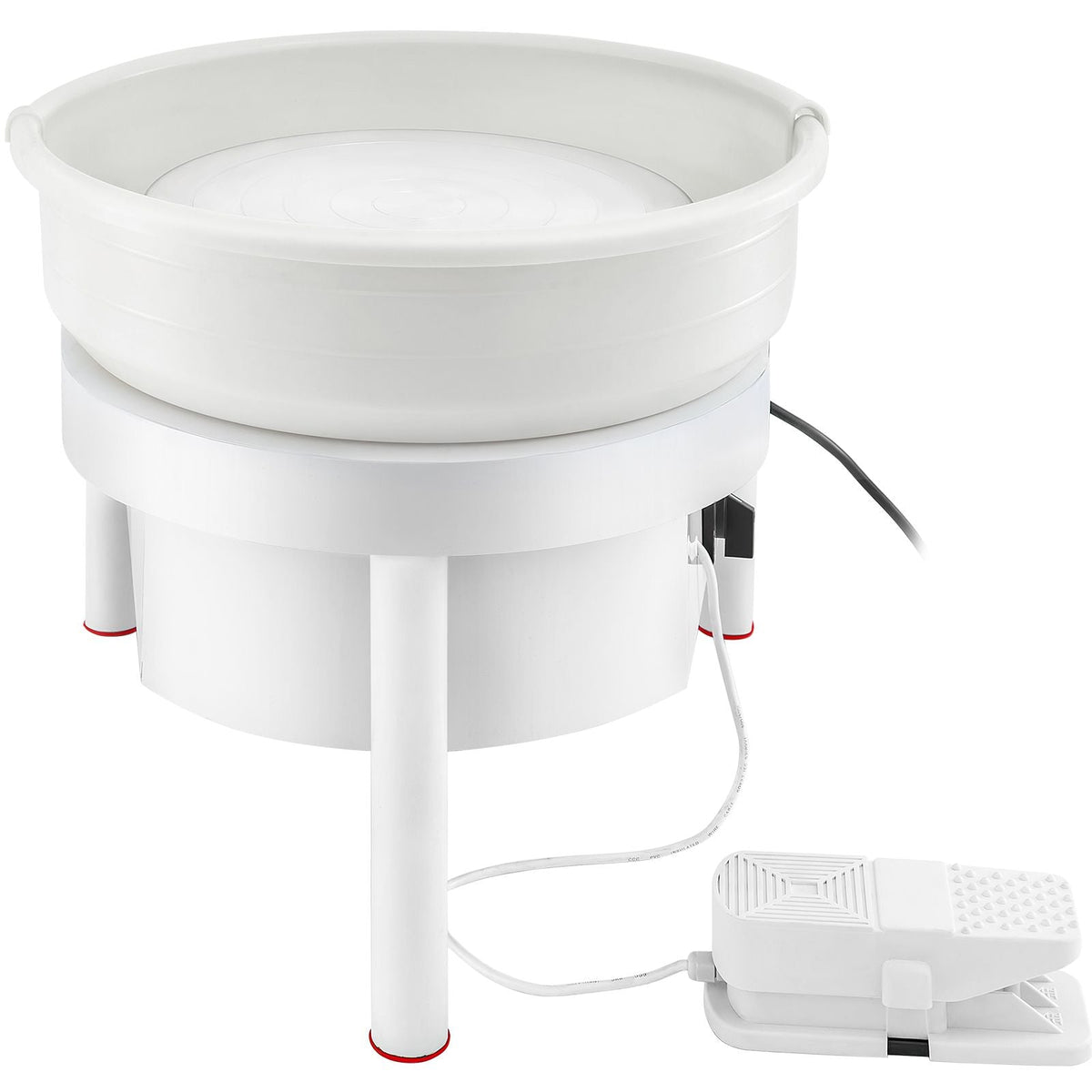 Pottery Wheel 36cm Pottery Forming Machine with Foot Pedal Pottery Wheel for Adults 450W Electric Pottery Wheel for DIY Clay Art Craft