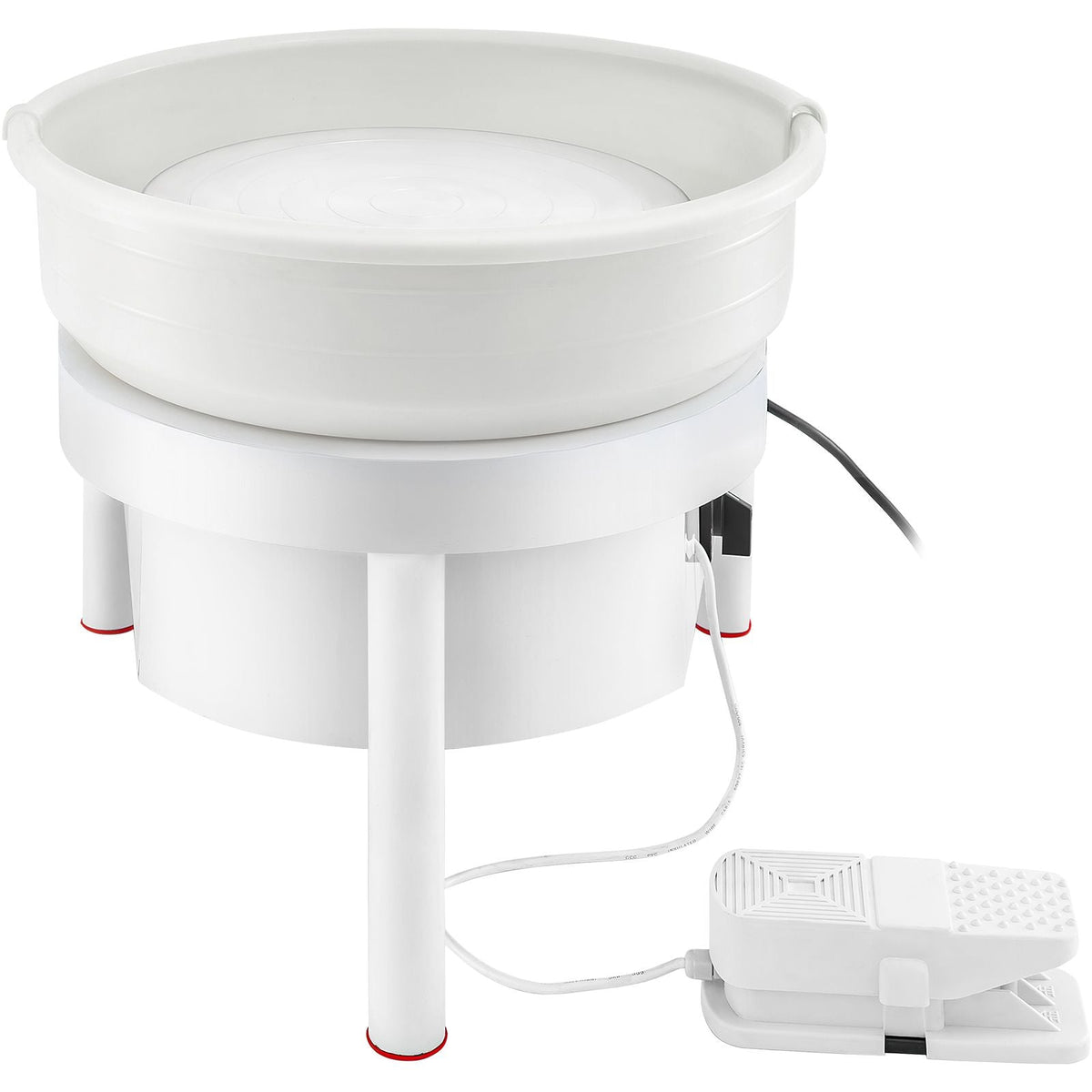 Pottery Wheel 36cm Pottery Forming Machine with Foot Pedal Pottery Wheel for Adults 450W Electric Pottery Wheel for DIY Clay Art Craft
