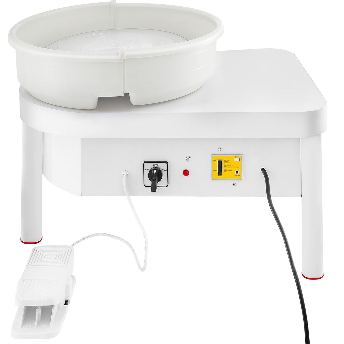 Pottery Wheel 36cm Pottery Forming Machine with Foot Pedal Pottery Wheel for Adults 450W Electric Pottery Wheel for DIY Clay Art Craft
