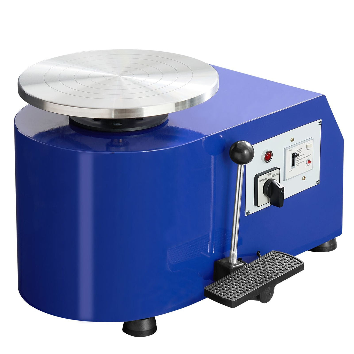 Pottery Wheel for Adults and Beginners, 350W, 11in Clay Wheel Forming Machine, Adjustable 0-300RPM Speed Handle and Pedal Control, ABS Detachable Basin, Accessory Kit for Craft DIY, Blue Updated