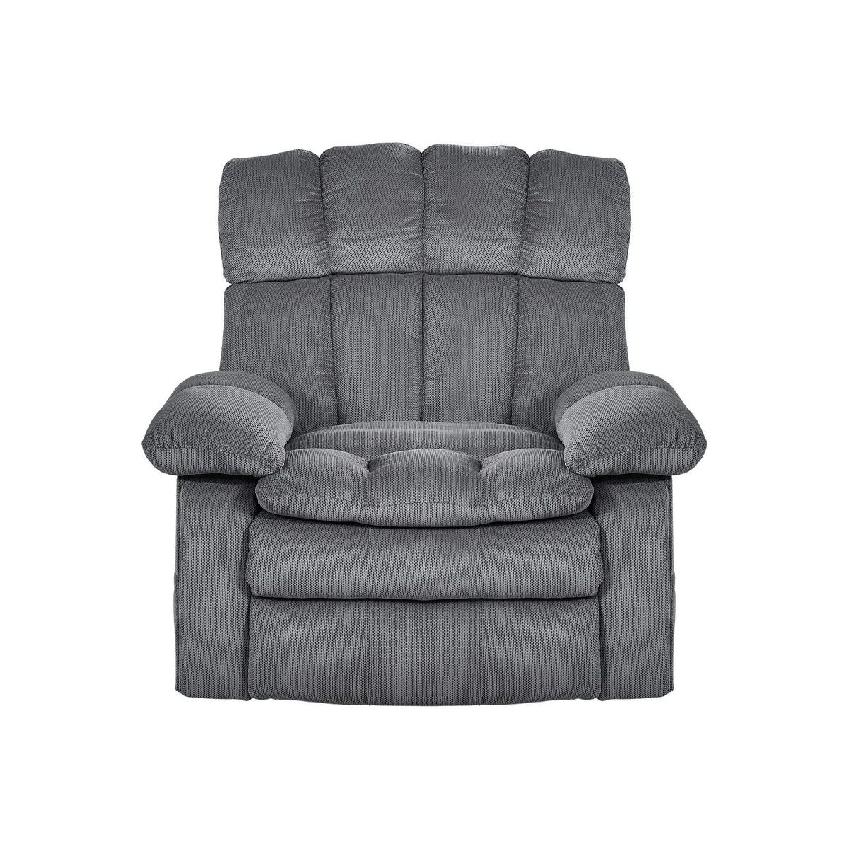 Power Lift Recliner Chair, Dual Motor, Oversized Electric Lift Chair with Heat and Massage for Elderly, Infinite Position Adjustment, Chenille Fabric, with Side Pockets, Cup Holders, Light Gray