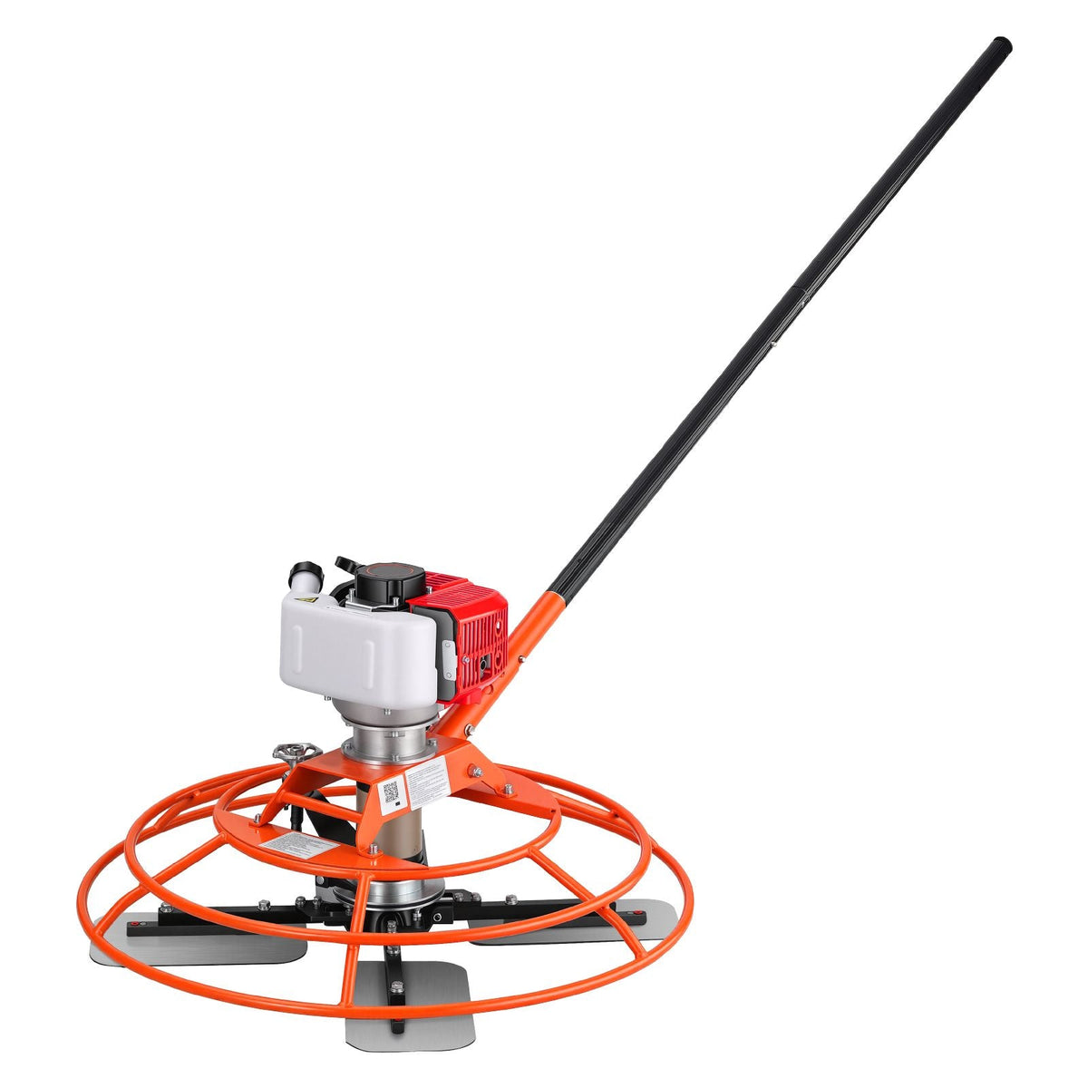 Power Trowel, 28.3 inch Trowel Diameter Concrete Finishing Machine, 4 Blades, Adjustable 0-12° Pitch, Gas-Powered Walk-Behind Cement Surface Finisher for Smooth Floors, Bridge Construction