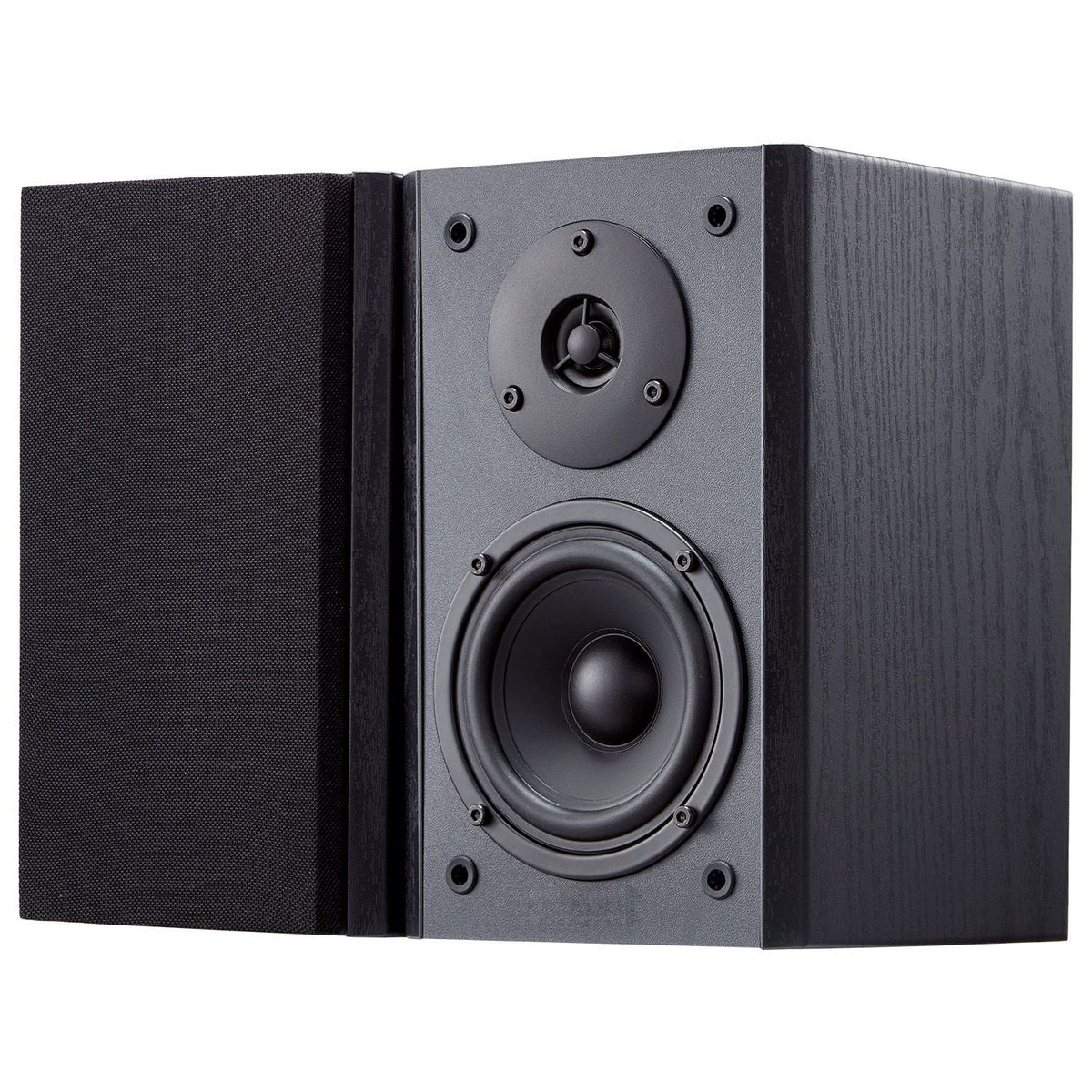 Powered Bookshelf Speakers, 20W x 2, Active Studio Monitor Speaker with 4 Inch Woofer, Adjustable Volume and Audio with Bluetooth Optical Connection, Wooden Enclosure, for Record Player PC TV