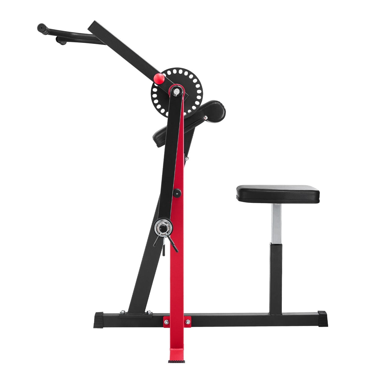 Preacher Curl Machine, 2 in 1 Bicep Curl Machine and Triceps Extension Machine, Seated Arm Isolated Bicep Station, Strength Training Workout Weight Bench, Exercise Equipment for Home Gym