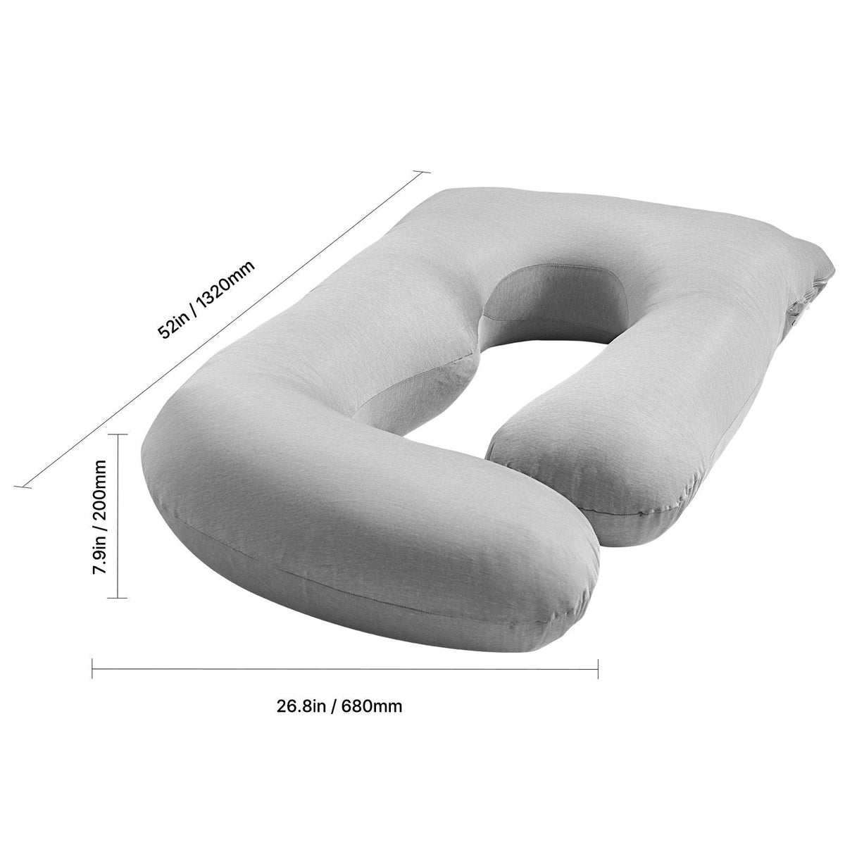 Pregnancy Pillow, G-Shaped Maternity Pillow for Sleeping, Full-Body Support Pillow with Removable & Washable Cover, Soft and Breathable Pregnancy Body Pillows for Back, Belly, Hips, Legs Relief