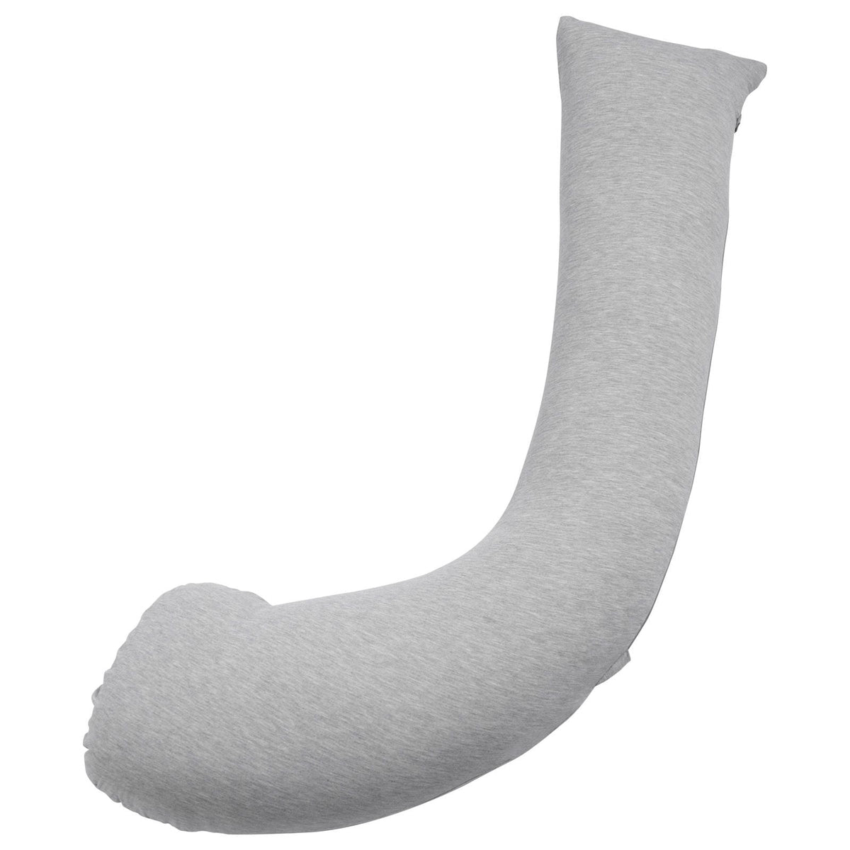 Pregnancy Pillows for Side Sleeping, L-Shaped Maternity Pillow for Pregnant Women, Soft & Breathable Pregnancy Body Pillow with Washable Jersey Cover for Head Neck Belly Leg Support, Light Gray