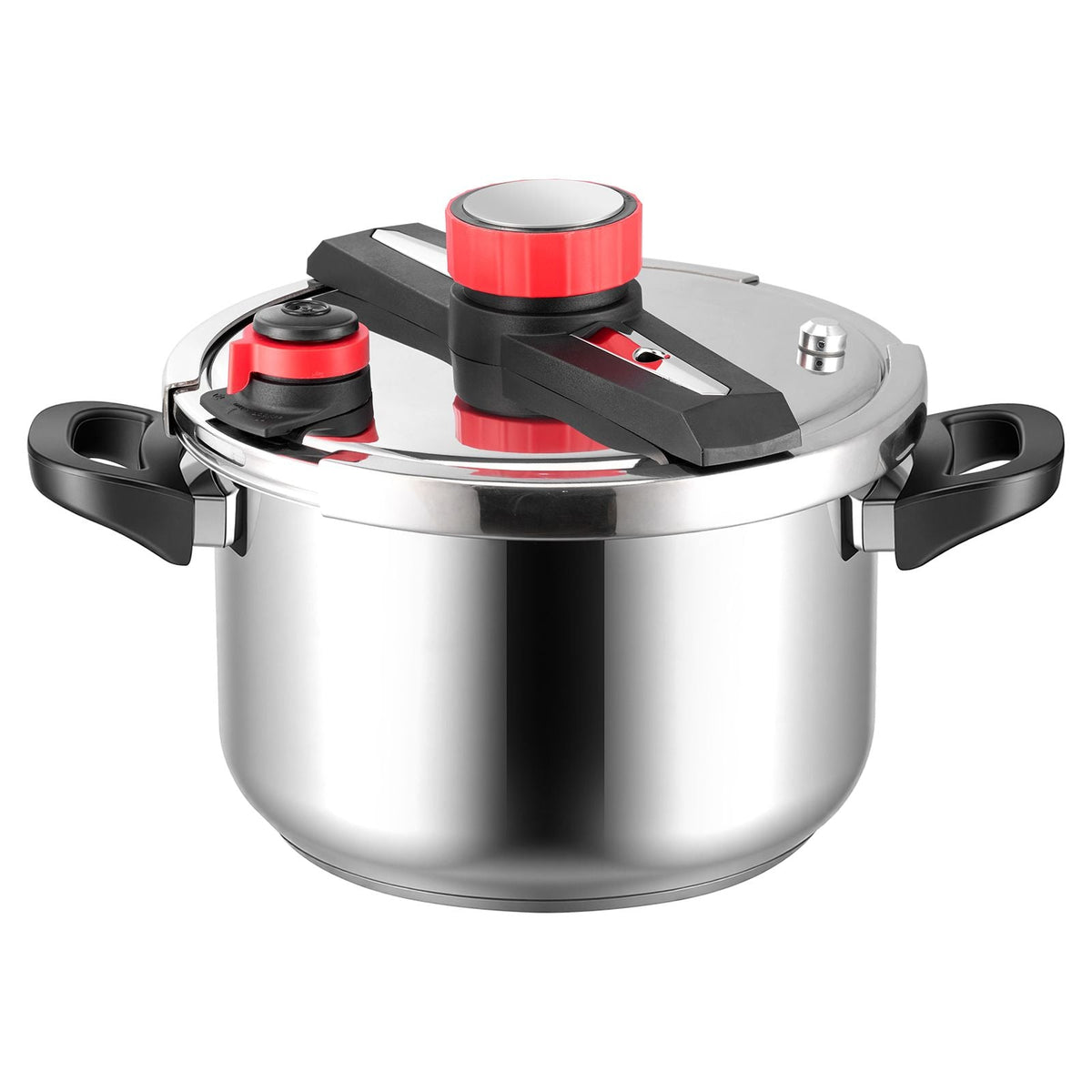 Pressure Cooker, 10Qt Pressure Cooker Stainless Steel, Pressures Canner with Steaming Rack, Tempered Glass Lid, Three Pressures Settings for Meat, Beans, Rice, Soup, Sauces, Cook up to 100 kPa