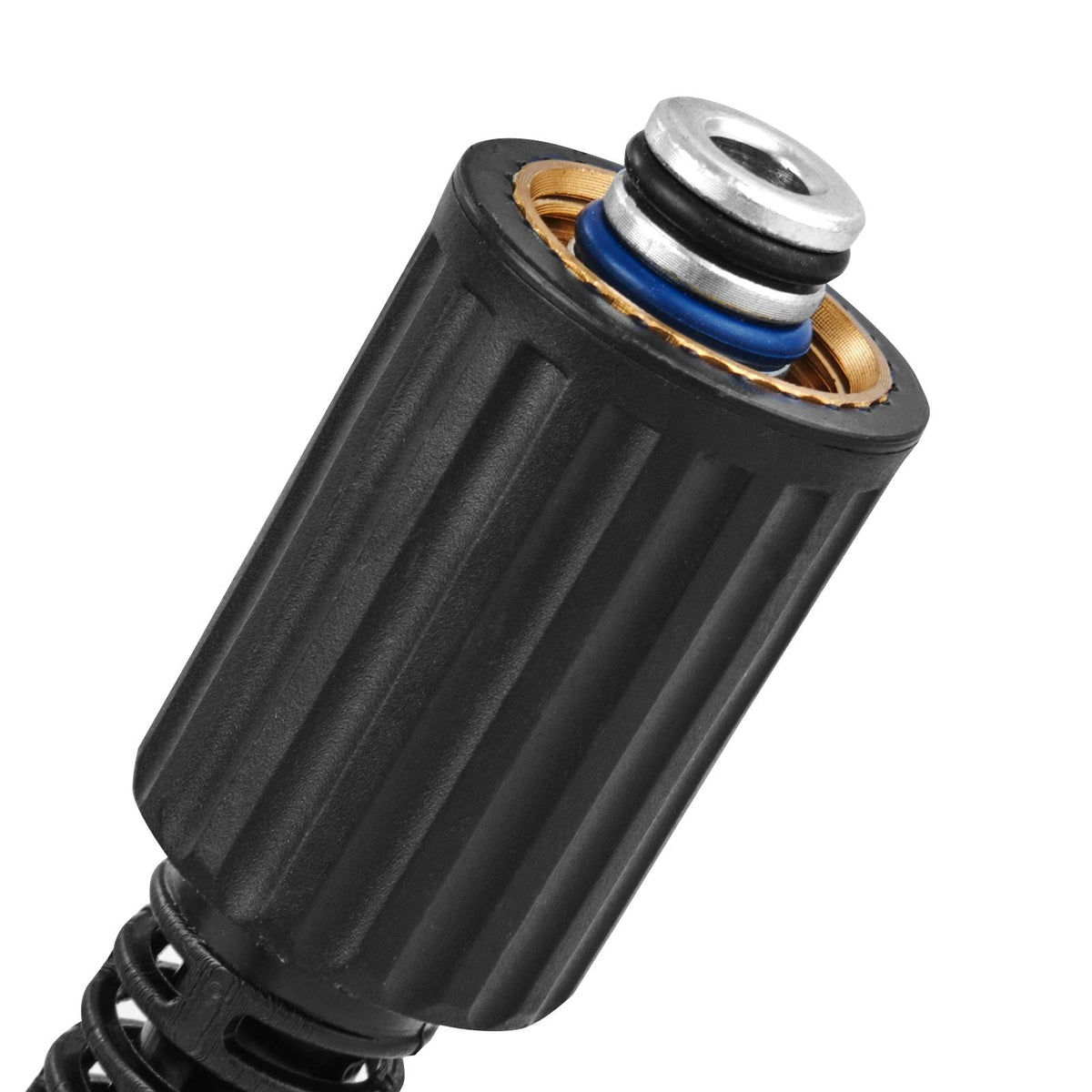Pressure Washer Hose, 100FT, 1/4" Kink Free M22-14mm Brass Thread Replacement For Most Brand Pressure Washers, 3/4'' Bending Radius, 4200 PSI Heavy Duty Power Washer Extension Replacement Hose