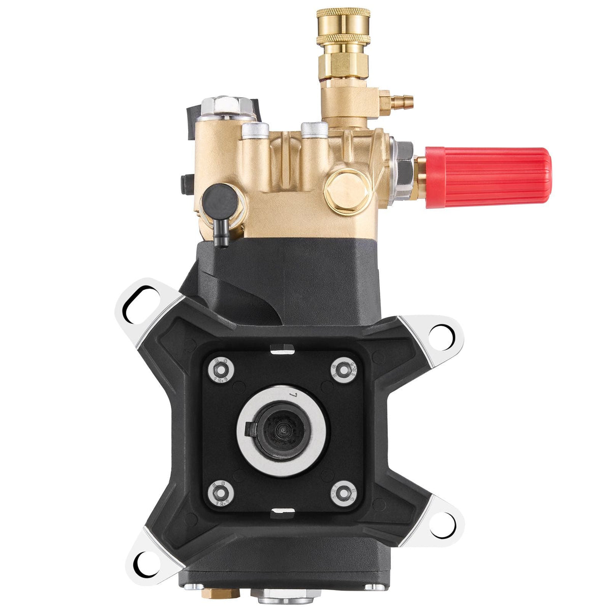 Pressure Washer Pump, 1" Shaft Horizontal Triplex Plunger, 4200 PSI, 4.2GPM, Replacement Power Washer Pumps Kit with 5 Nozzles, Compatible with Simpson MorFlex 40224, 40225, 40226, Santoprene