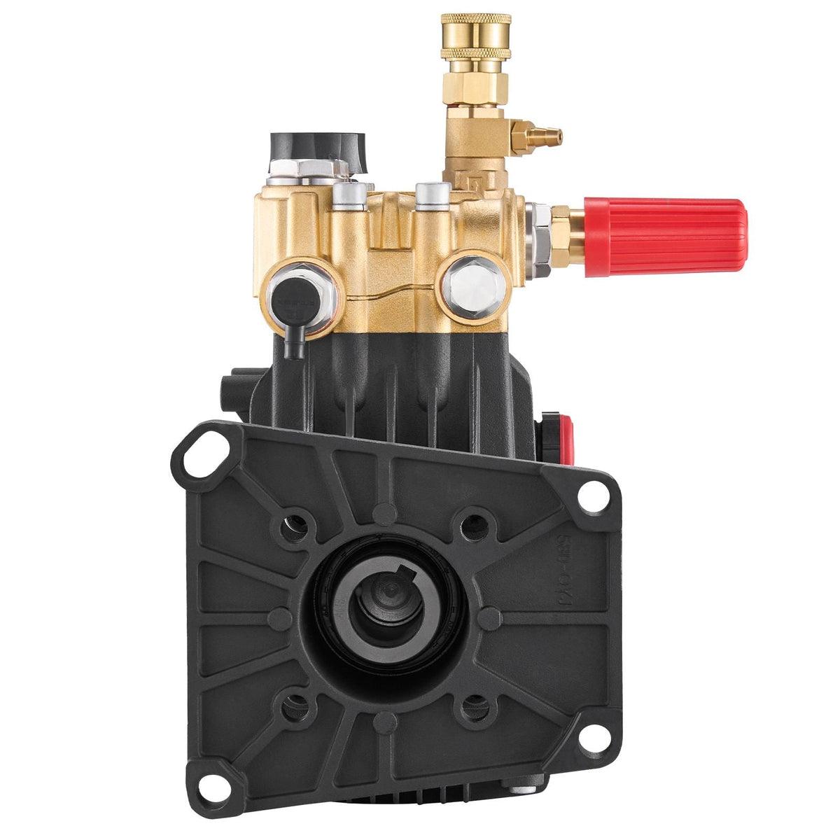 Pressure Washer Pump, 1" Shaft Horizontal Triplex Plunger, 4400 PSI, 4.4GPM, Replacement Power Washer Pumps Kit with 5 Nozzles, Compatible with Simpson MorFlex 40224, 40225, 40226, Santoprene