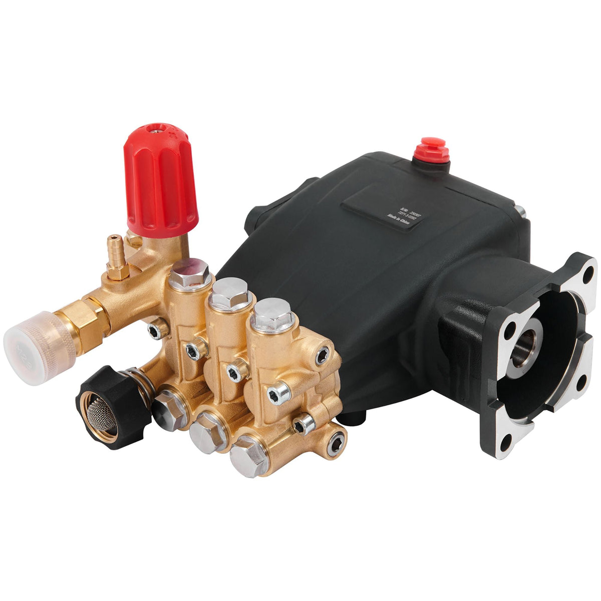 Pressure Washer Pump, 3/4" Shaft Horizontal Triplex Plunger, 3700 PSI, 2.5 GPM, Replacement Power Washer Pumps Kit, Parts Washer Pump, Compatible with Simpson MorFlex Models 40224, 40225, 40226