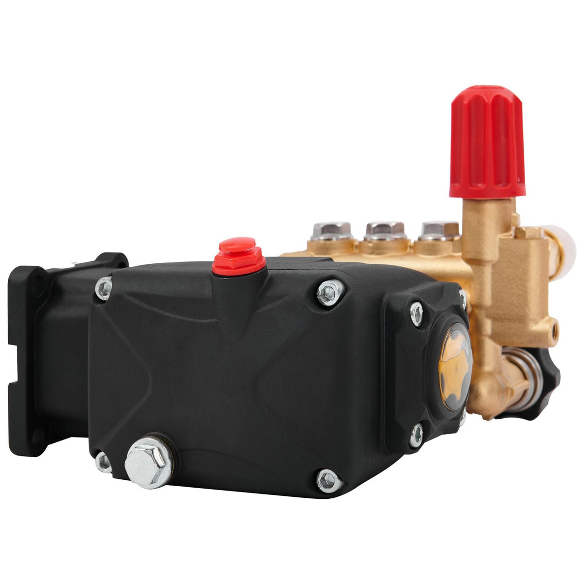 Pressure Washer Pump, 3/4" Shaft Horizontal Triplex Plunger, 3700 PSI, 2.5 GPM, Replacement Power Washer Pumps Kit, Parts Washer Pump, Compatible with Simpson MorFlex Models 40224, 40225, 40226