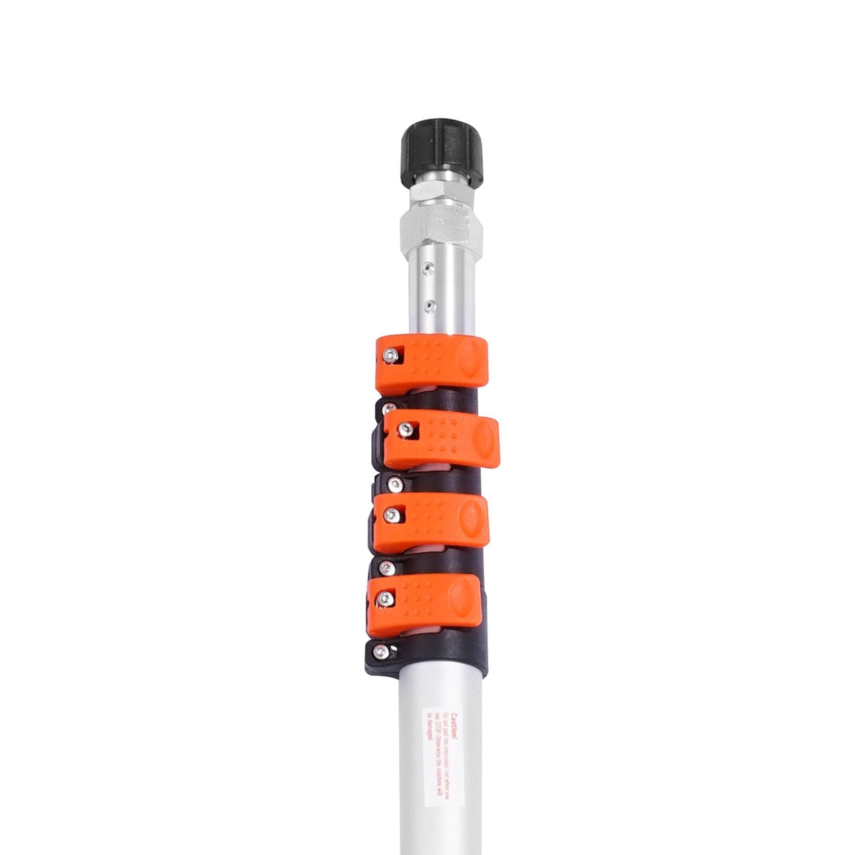 Pressure Washer Telescoping Wand, 24 ft, 4000 psi, Telescopic Spray Wand with Power Washer Extension Wands, Gutter Cleaner, Brush Head, Pivoting Coupler, 7 Spray Nozzles and Support Harness