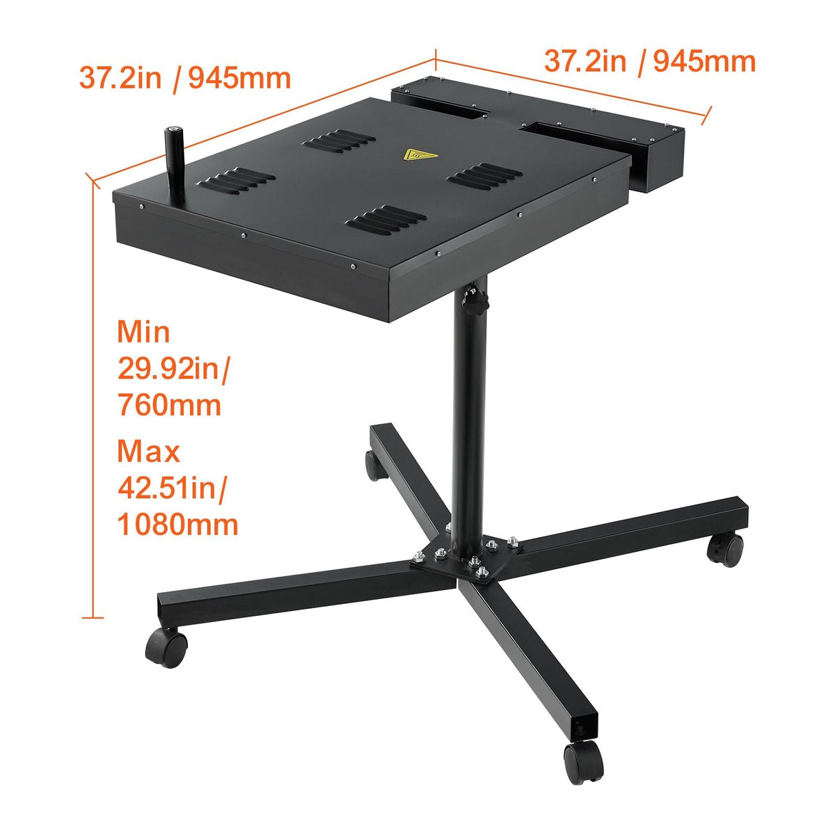 Pro Flash Dryer 16x16 inch, Upgrade 1800W Electrical Control Box Flash Dryer for Screen Printing Machine with Height Adjustable Stand, 360° Rotation, X-Shaped Base, Steel T-Shirt Curing Machine