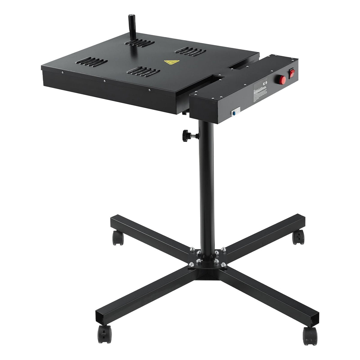 Pro Flash Dryer 16x16 inch, Upgrade 1800W Electrical Control Box Flash Dryer for Screen Printing Machine with Height Adjustable Stand, 360° Rotation, X-Shaped Base, Steel T-Shirt Curing Machine