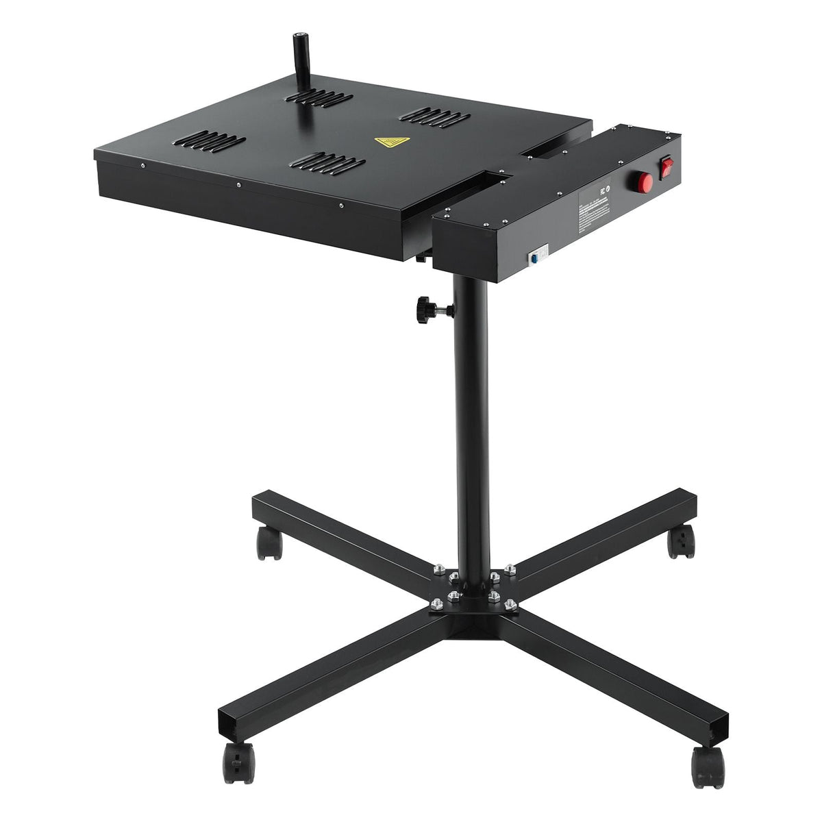 Pro Flash Dryer 18x25 inch, Upgrade 2000W Electrical Control Box Flash Dryer for Screen Printing Machine with Height Adjustable Stand, 360° Rotation, X-Shaped Base, Steel T-Shirt Curing Machine