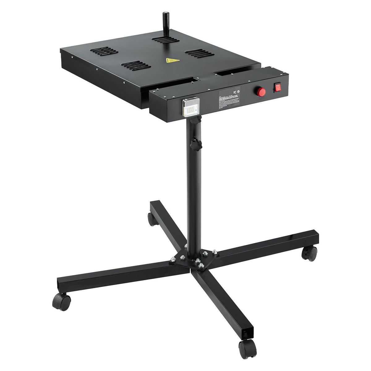 Pro Flash Dryer 18x25 inch, Upgrade 2200W Flash Dryer for Screen Printing Machine, 0-750 Fahrenheit Temperature Control, with Height Adjustable Stand, 360° Rotation, T-Shirt Curing Machine