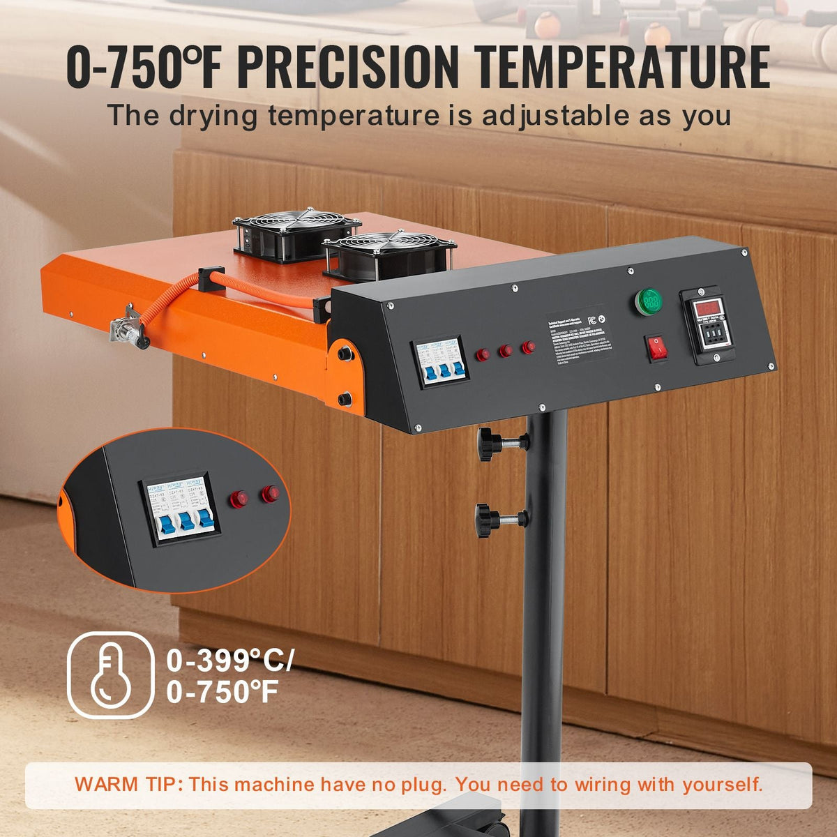 Pro Flash Dryer 19 x 21 inch, Upgrade 6000W Automatic Infrared IR Flash Dryer Dual Fan for Screen Printing Machine, Silk Screen Dryer with Sensor, Height Adjustable