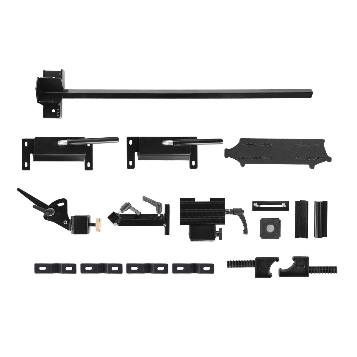 Pro Grind Sharpening System, Multi-Grind Sharpening Jig for 6" & 8" Bench Grinder - with Platform Jig, Tool Rest Bar, Setup Block, Miter Slide, Micro Bevel Block, for Chisels Woodturning Tools