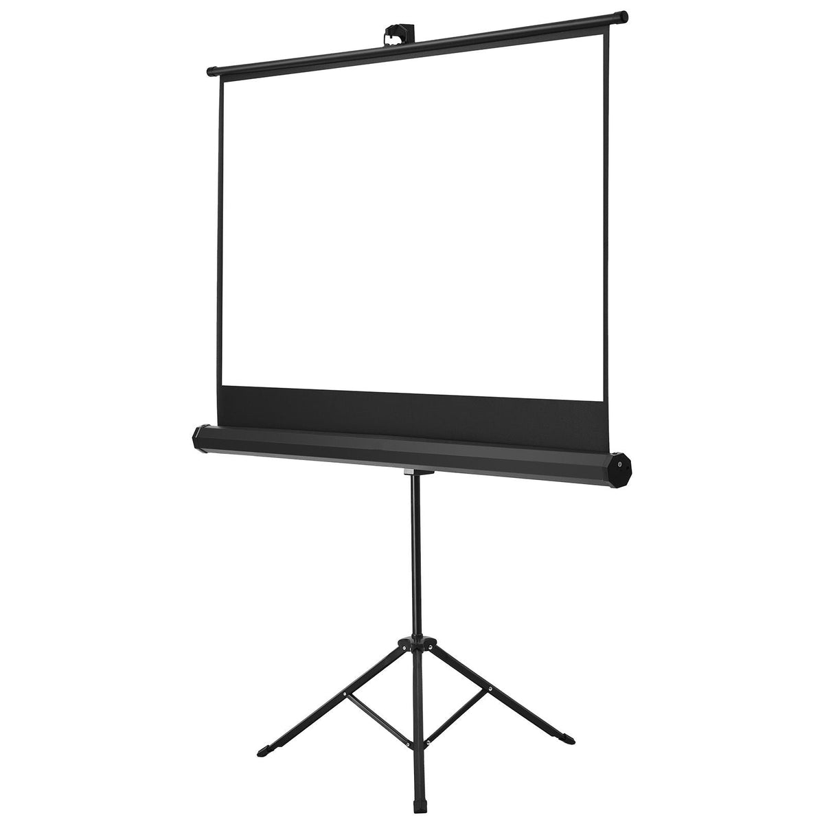 Projector Screen with Stand, 60 Inch 160° Wide Angle Indoor Outdoor Projection Screen, 16:9 4K HD Wrinkleless Portable Tripod Screens with Carry Bag, for Movie Home Theater Office Presentation