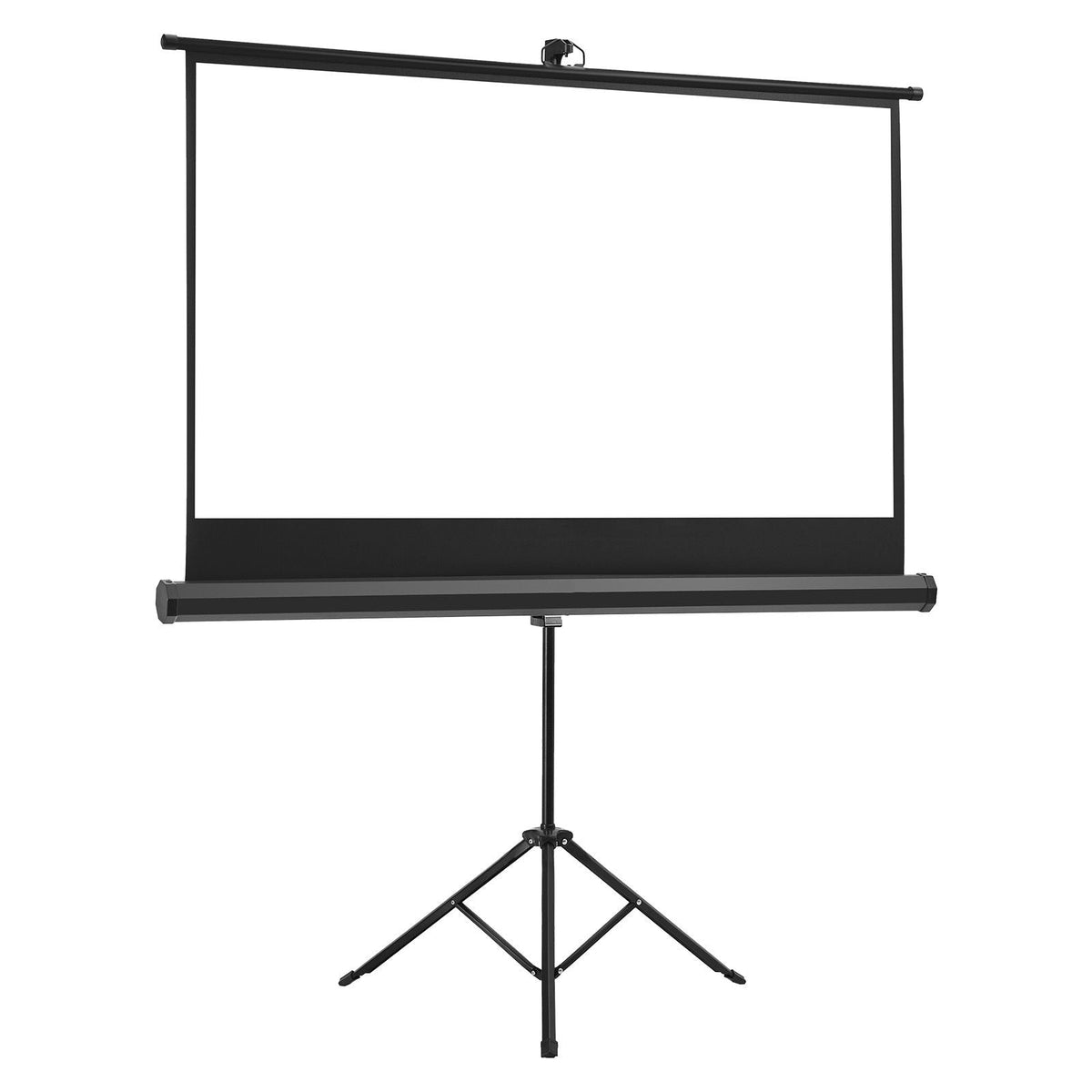 Projector Screen with Stand, 60 Inch 160° Wide Angle Indoor Outdoor Projection Screen, 16:9 4K HD Wrinkleless Portable Tripod Screens with Carry Bag, for Movie Home Theater Office Presentation