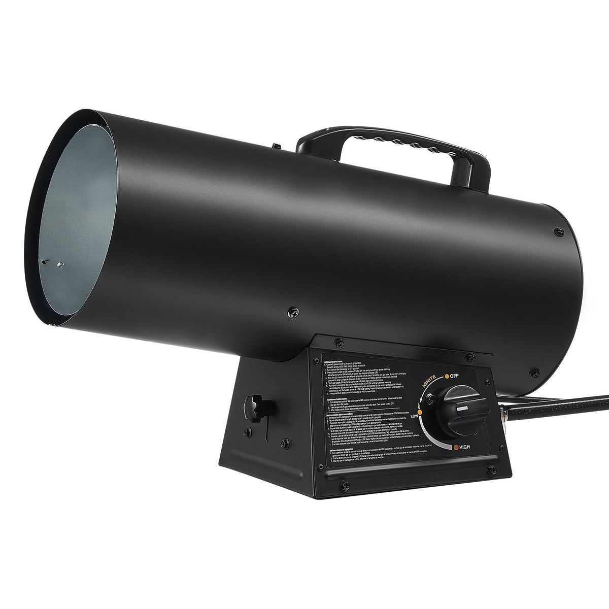 Propane Heater, 60000BTU Forced Air Propane Heater with Stepless Temp Settings & security Protection, Portable Garage/Shop Barrel Heater for Garages, Job Sites,Indoor/Outdoor