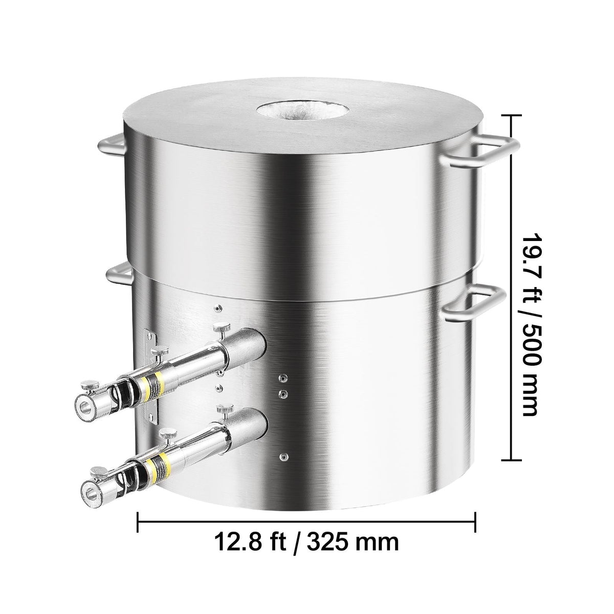 Propane Melting Furnace Kit, 16KG/35lbs Gas Metal Melting Furnace Kit, Dual Burner Foundry Home Kiln with Crucibles and Tongs, Smelting Casting Tool for Gold Silver Copper Aluminum Metal Recycle