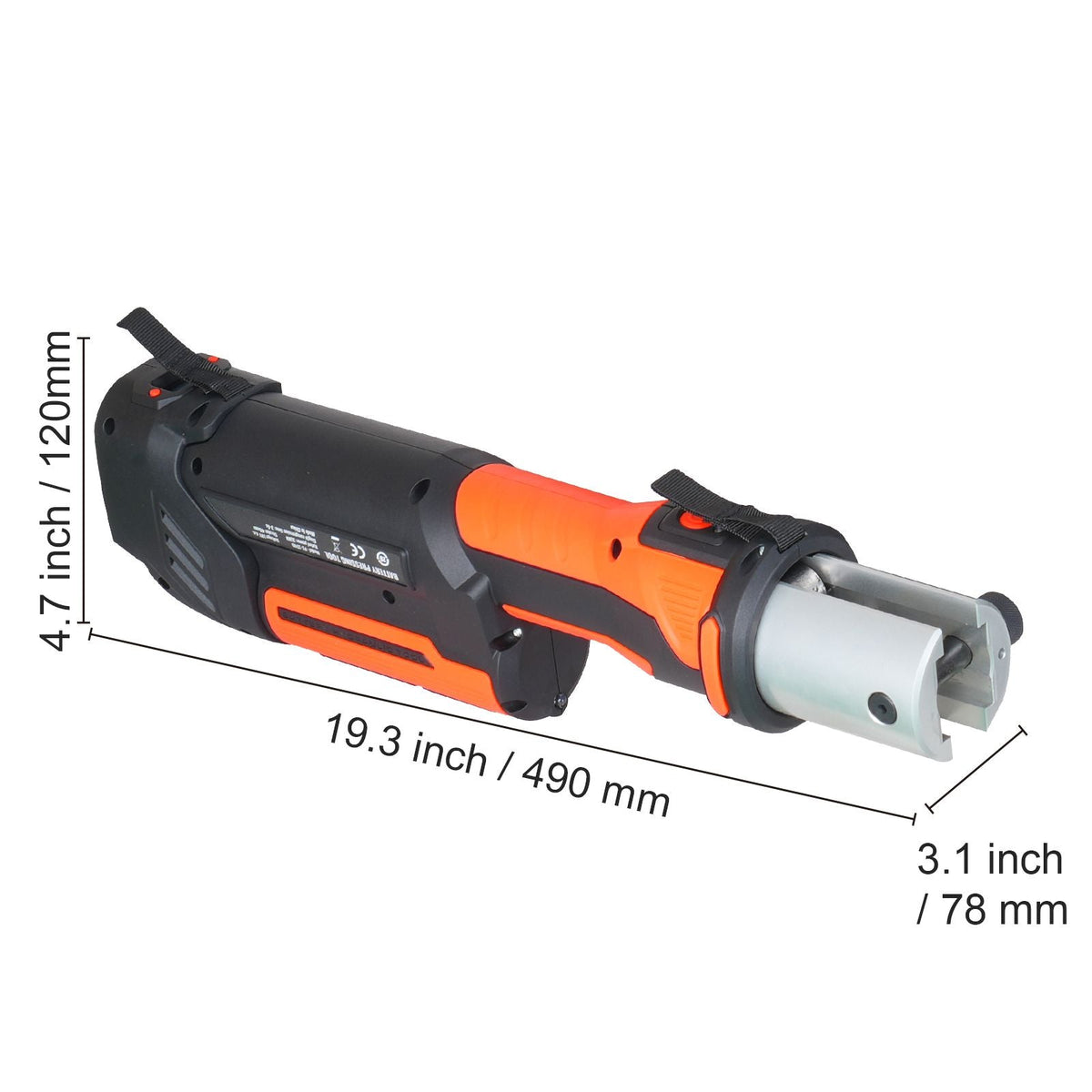 ProPress Tool, 18V Electric Pipe Crimping Tool for 1/2', 3/4', 1', 1 1/4", 1 1/2", 2" Copper Pipes, Press Tool Kit with Brushless Motor, 6 Pro Press Jaws, 2pcs 4AH Battery