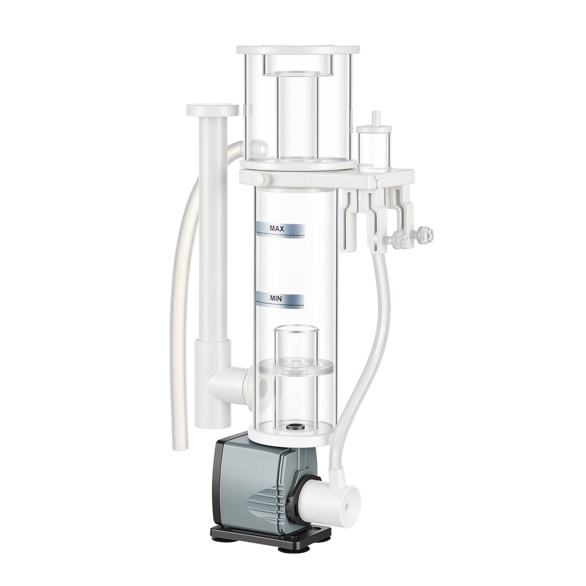 Protein Skimmer for 20-30 Gal Saltwater Aquarium Hang On with DC Pump, Protein Skimmer with DC Pinwheel Pump, Adjustable Control, for 20-30 Gallon Small Saltwater Aquariums & Reef Tank Fish Tank