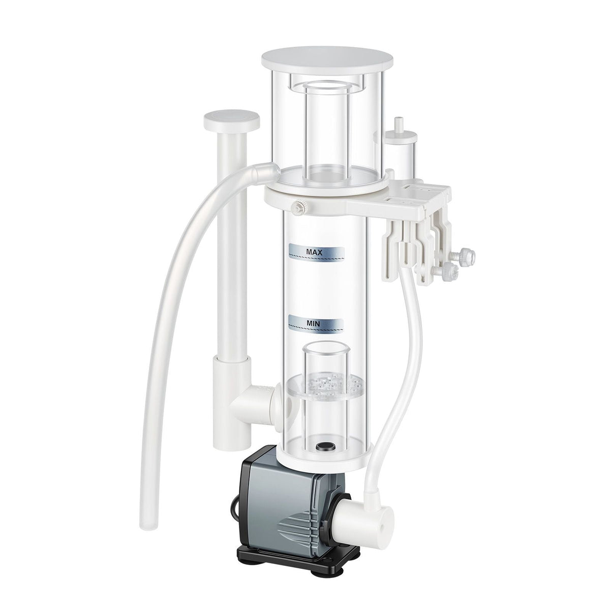 Protein Skimmer for 20-30 Gal Saltwater Aquarium Hang On with DC Pump, Protein Skimmer with DC Pinwheel Pump, Adjustable Control, for 20-30 Gallon Small Saltwater Aquariums & Reef Tank Fish Tank
