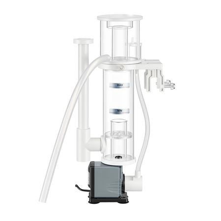 Protein Skimmer for 20-30 Gal Saltwater Aquarium Hang On with DC Pump, Protein Skimmer with DC Pinwheel Pump, Adjustable Control, for 20-30 Gallon Small Saltwater Aquariums & Reef Tank Fish Tank