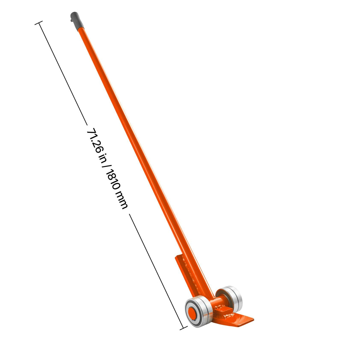 Prylever Bar, 11000 lbs Weight Capacity, 67 Inch Carbon Steel Handle Lever Dolly, Pry Lever Bar with Wheels for Large Pallets, Heavy Items, Concrete Blocks, Heavy Duty Equipment Handling