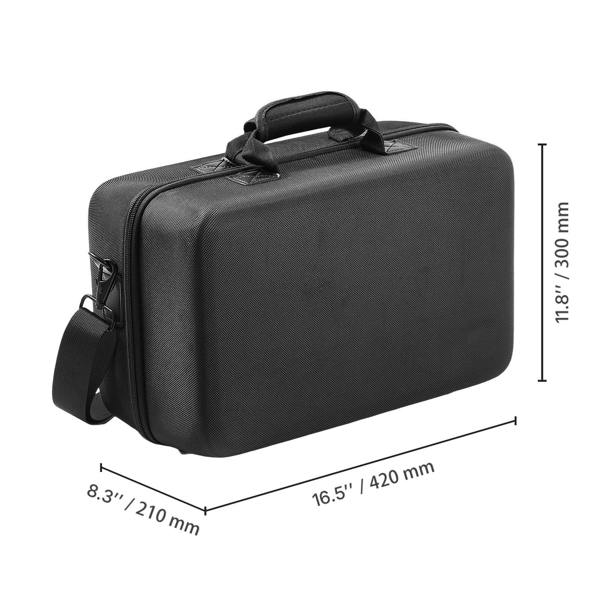 PS5 Carrying Case, Travel Bag for Playstation 5 Shockproof EVA, Soft Interior Lining & Padded Dividers for Extra Protection, Spacious Design with Carry Handle for Storage, Home & Party