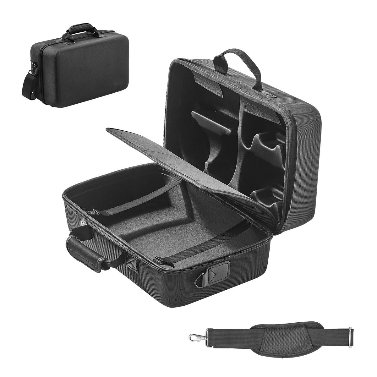 PS5 Carrying Case, Travel Bag for Playstation 5 Shockproof EVA, Soft Interior Lining & Padded Dividers for Extra Protection, Spacious Design with Carry Handle for Storage, Home & Party