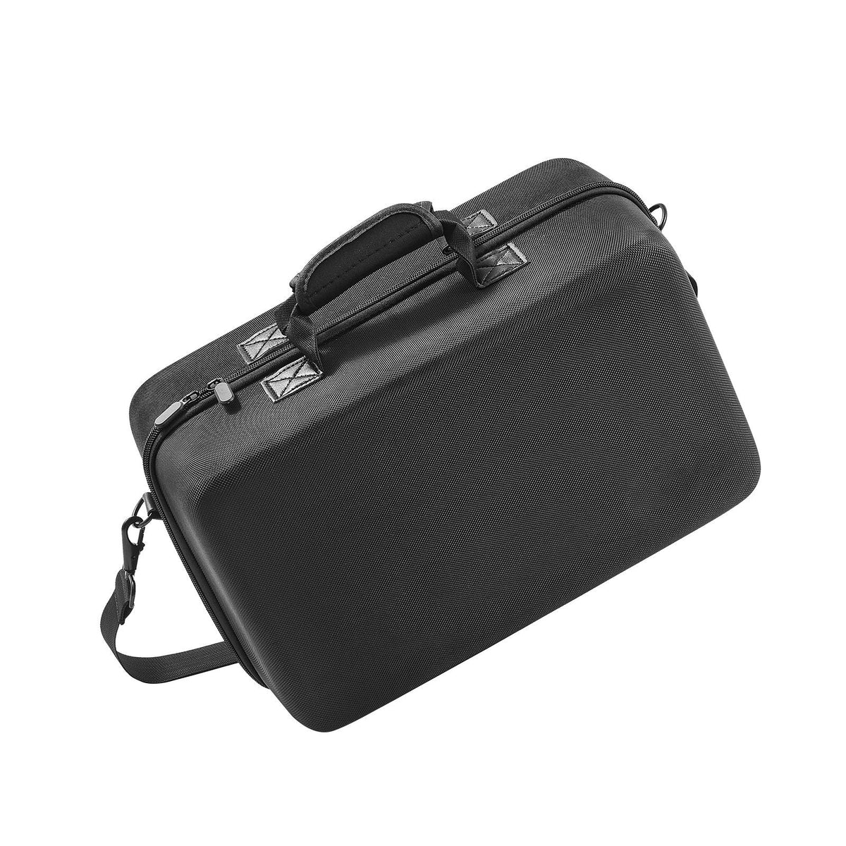 PS5 Carrying Case, Travel Bag for Playstation 5 Shockproof EVA, Soft Interior Lining & Padded Dividers for Extra Protection, Spacious Design with Carry Handle for Storage, Home & Party